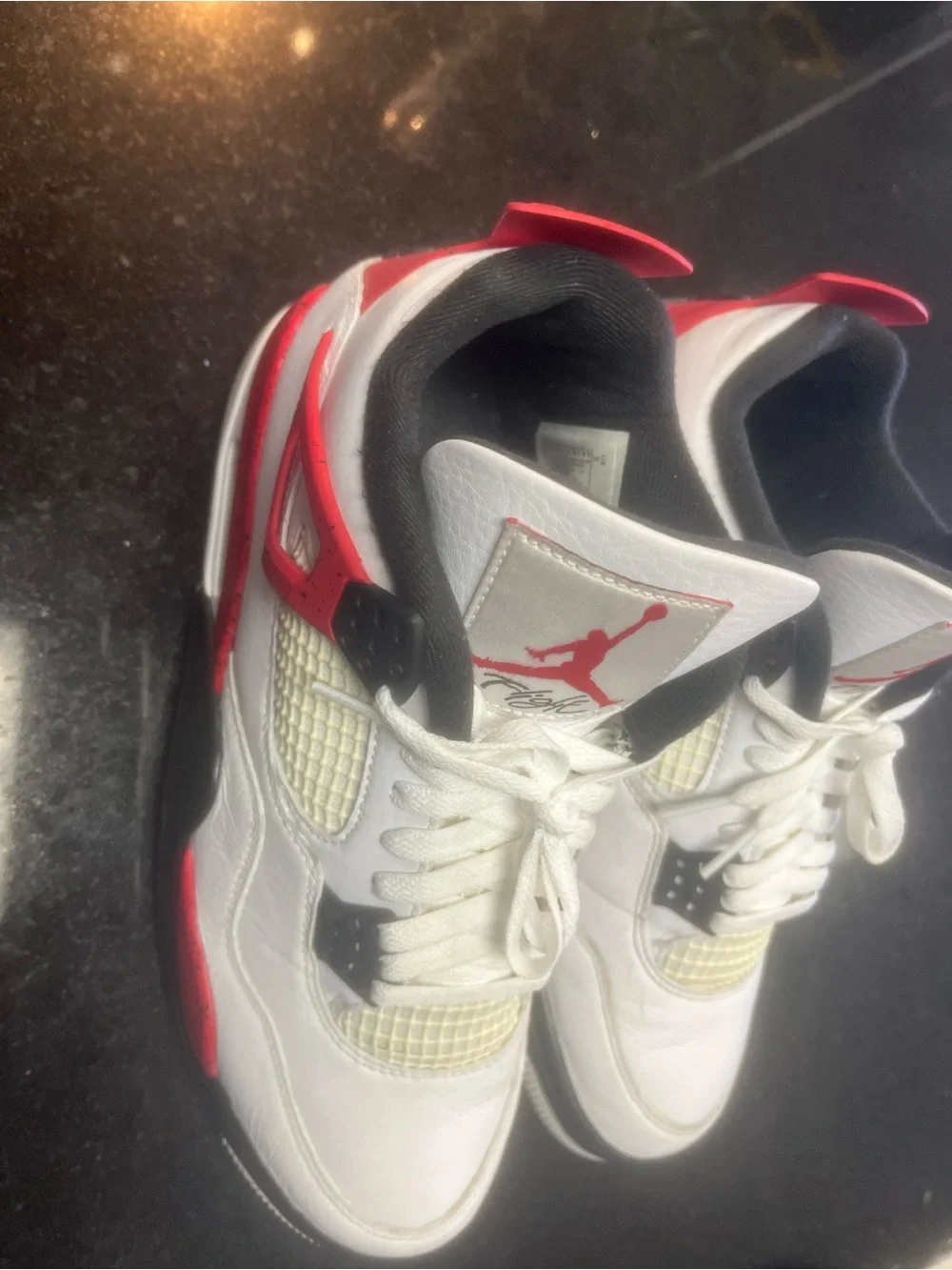 Sz 9 Air Jordan 4 Retro 'Red Cement'  DH6927 161